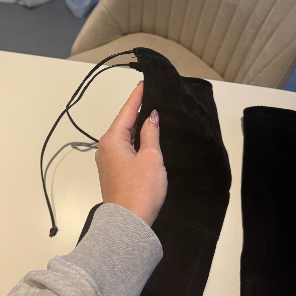 Stuart Weitzman Black Over-the-Knee Boots - Picture 4 of 5